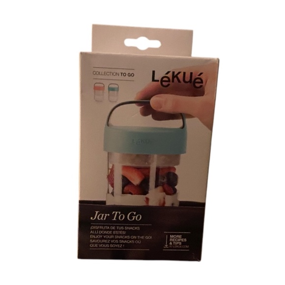 Lekue Jar to Go Food Storage Container, 14 oz. - Picture 1 of 2